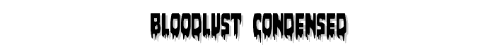 Bloodlust%20Condensed font