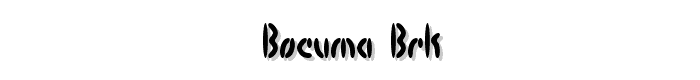 Bocuma%20BRK font