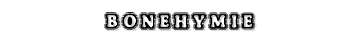 BoneHymie font