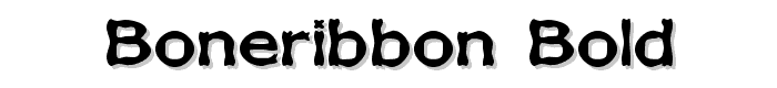 Boneribbon%20Bold font