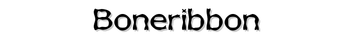 Boneribbon font