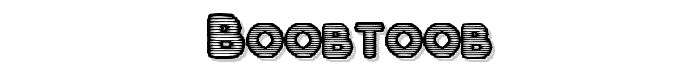 BoobToob font