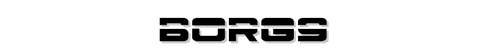 Borg9 font