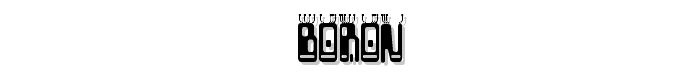 Boron font