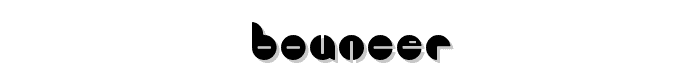 Bouncer font