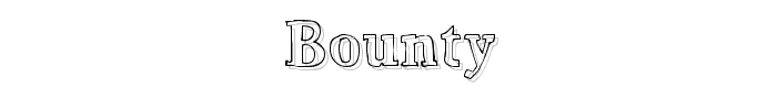 Bounty font