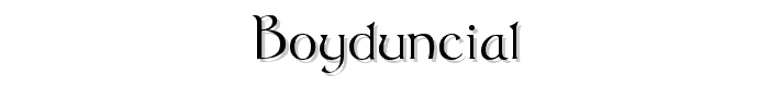 BoydUncial font