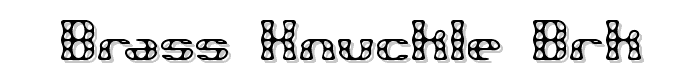 Brass%20Knuckle%20BRK font