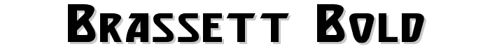 Brassett_Bold font