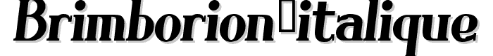 Brimborion%20Italique font