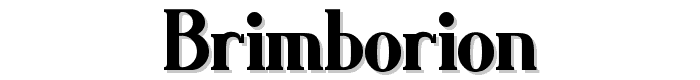 Brimborion font