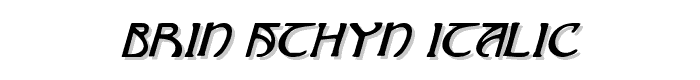 Brin%20Athyn%20Italic font