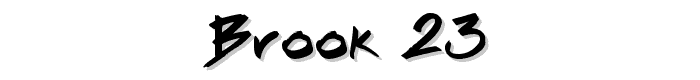 Brook%2023 font