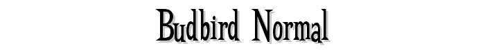 BudBird%20Normal font