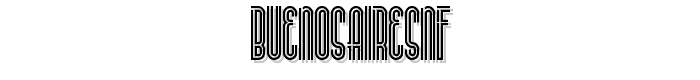 BuenosAiresNF font