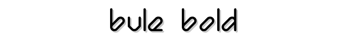 Bule%20Bold font