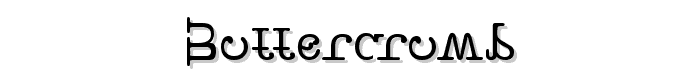 Buttercrumb font