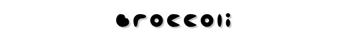 broccoli font