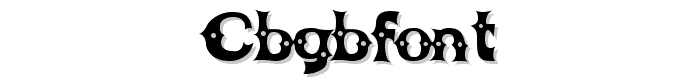 CBGBFont font