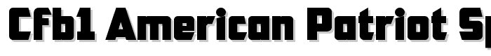 CFB1%20American%20Patriot%20SPANGLE%202%20Normal font