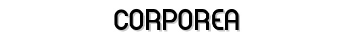 CORPOREA font