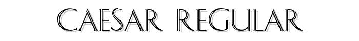 Caesar%20Regular font