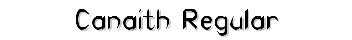 Canaith%20Regular font