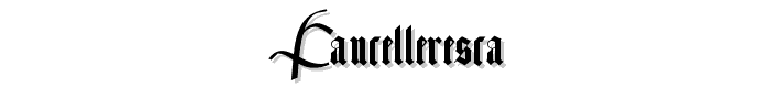 CancellerescA font