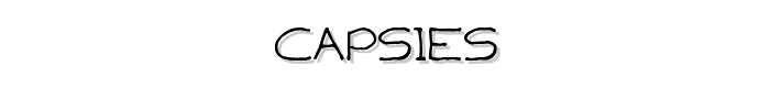 Capsies font