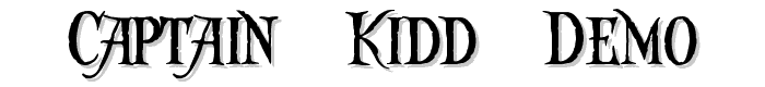 Captain%20Kidd%20Demo font