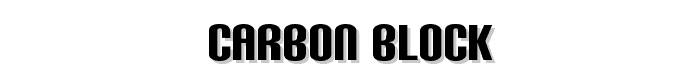 Carbon%20Block font