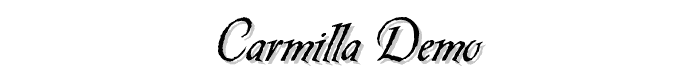 Carmilla%20Demo font