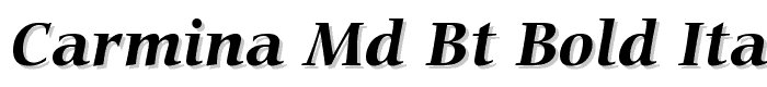 Carmina%20Md%20BT%20Bold%20Italic font