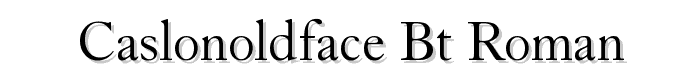 CaslonOldFace%20BT%20Roman font