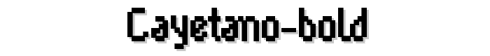 Cayetano%20Bold font