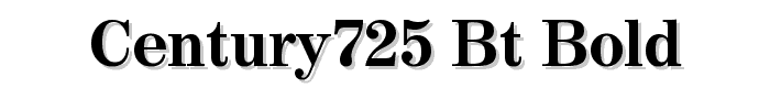 Century725%20BT%20Bold font