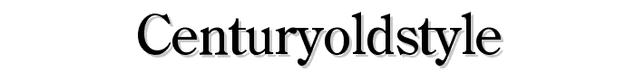 CenturyOldStyle font