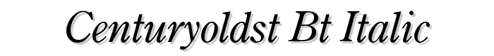 CenturyOldst%20BT%20Italic font