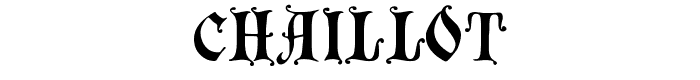 Chaillot font