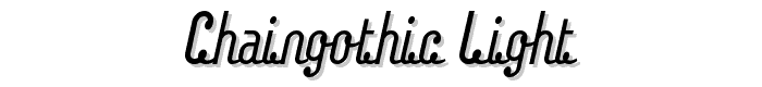 Chaingothic%20Light font