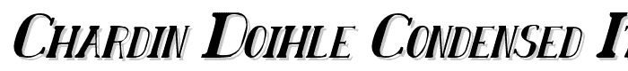 Chardin%20Doihle%20Condensed%20Italic font