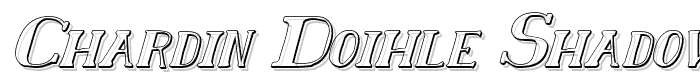 Chardin%20Doihle%20Shadow%20Italic font