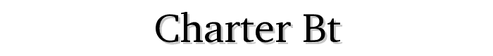 Charter%20BT font