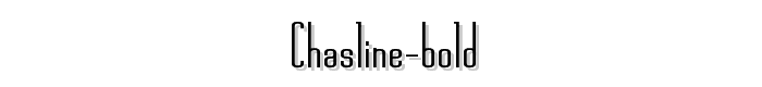 Chasline-Bold font