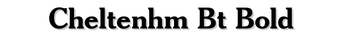 Cheltenhm%20BT%20Bold font