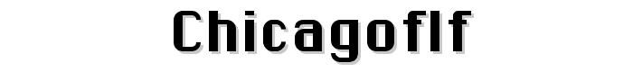 ChicagoFLF font