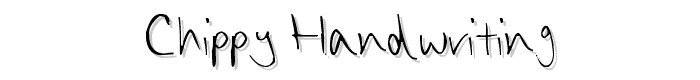 Chippy%20Handwriting font