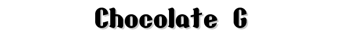 Chocolate__G font