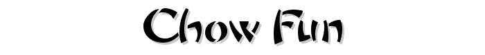 Chow%20Fun font