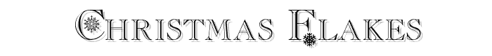 Christmas%20Flakes font